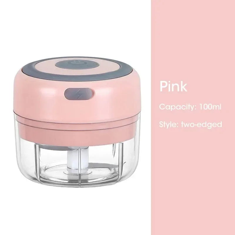 Mini Wireless Electric Garlic Crusher